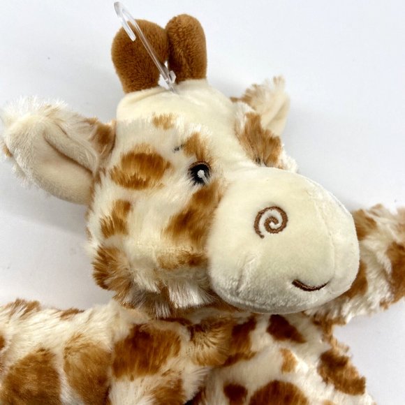 The Petting Zoo Giraffe Lovey Security Blanket Snugglerz Rattle Plush Toy - Picture 2 of 8